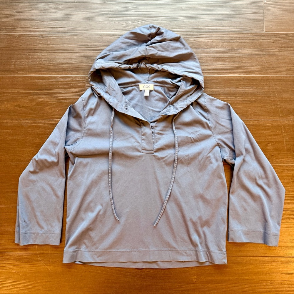 COS Lightweight Buttoned Hoodie - Picture 5 of 11